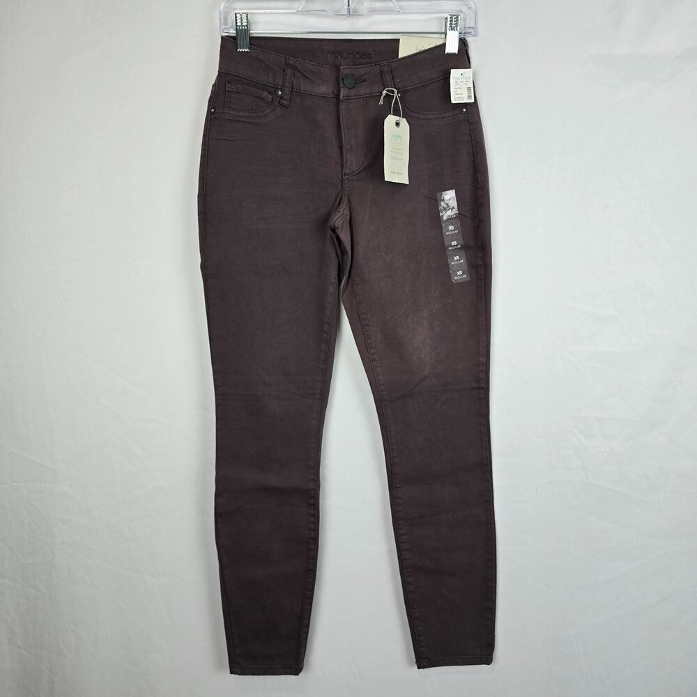 Maurices Jegging Women's XS Regular Mauve Denim Flex Mid Rise NWT